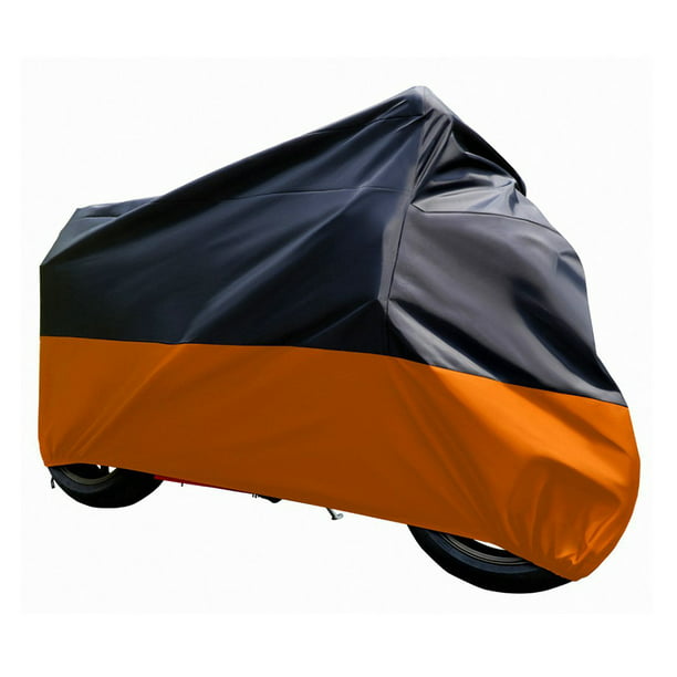 Details about   Black Motorcycle Cover Waterproof Outdoor Rain Dust UV Motorbike Protector XXXL